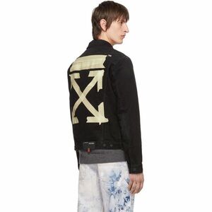 Off-White Black Tape Arrows Jacket Size M $760
